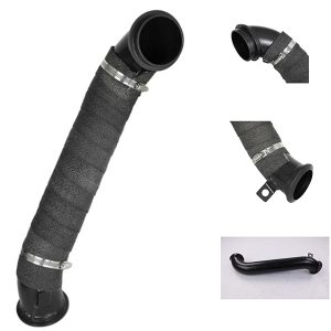 3" Black Down Pipe for 2004.5-2010 GM GMC Chevy 6.6L LLY LBZ LMM Duramax Diesel 6.6 Down Pipe