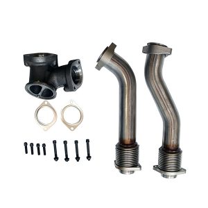 Bellows Kit Cast Y Pipe Diesel Up Pipes for 99-03 Ford Powerstroke 7.3L Turbo