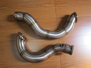 Racing Turbo Exhaust Downpipe for 2007-2010 BMW 3.0L Turbo N54 135i335i (3)