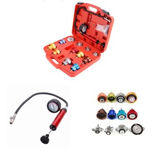 Universal Radiator Pressure Tester Kit 14PC water tank leak detector