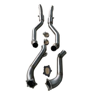 high Performance Cast Downpipe Exhaust System For AUDI 4.0 TFSI ( Audi S6(c7&c7.5) ,Audi S7(c7&c7.5),Audi RS6(c7&c7.5),Audi RS7(c7&c7.5)