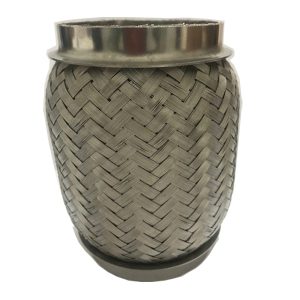 stainless steel Flexible exhaust Pipe inner interlock liner Outer braided