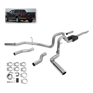 American cat back exhaust system for 2004 2008 Ford F 150 and Lincoln Mark LT truck 4.6L 5.4L